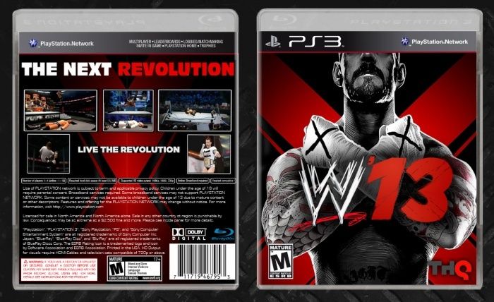 WWE 13 PS3 Videojogo Playstation Game