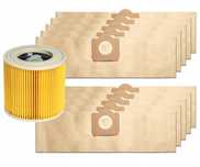 10x Worki Filtr Do Odkurzacza Karcher Wd3 200 Mv3