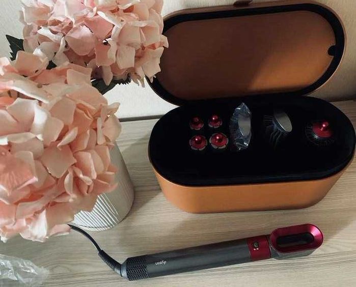 Знижка‼️ Стайлер Dyson HS01 Airwrap Complete Nickel/Fuchsia