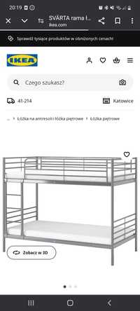 Łózko piętrowe Ikea