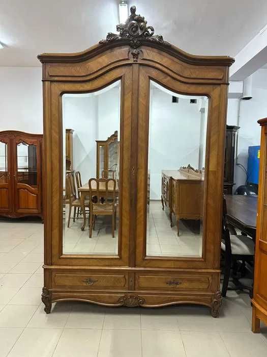 Wyjątkowa szafa-styl Rocaille z dużymi lustrami. Transport cały kraj.