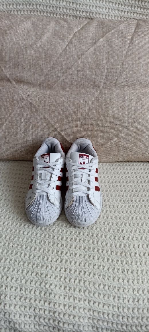 Кросівки adidas Superstar, 32 р, 21 см, кеди білі
