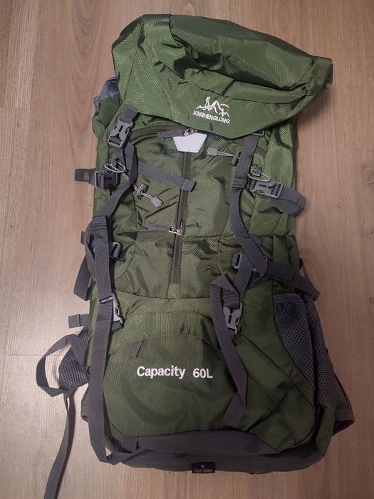 Рюкзак туристичний XINSHENGLONG,  60 л, бірюзовий