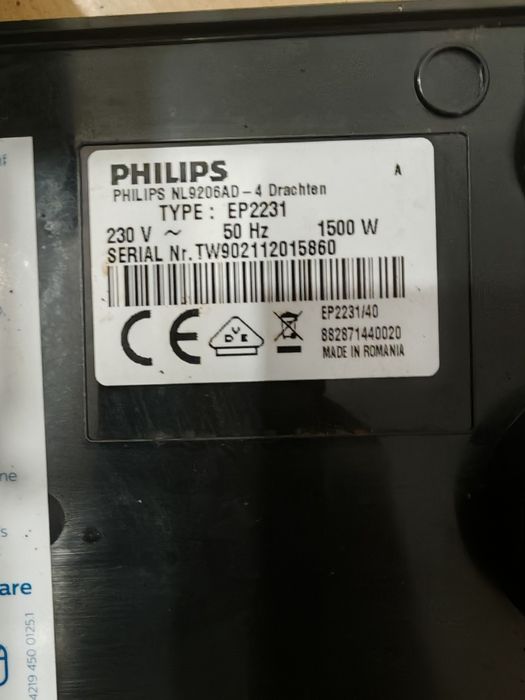 Części do ekspresy do kawy Philips NL9206AD
