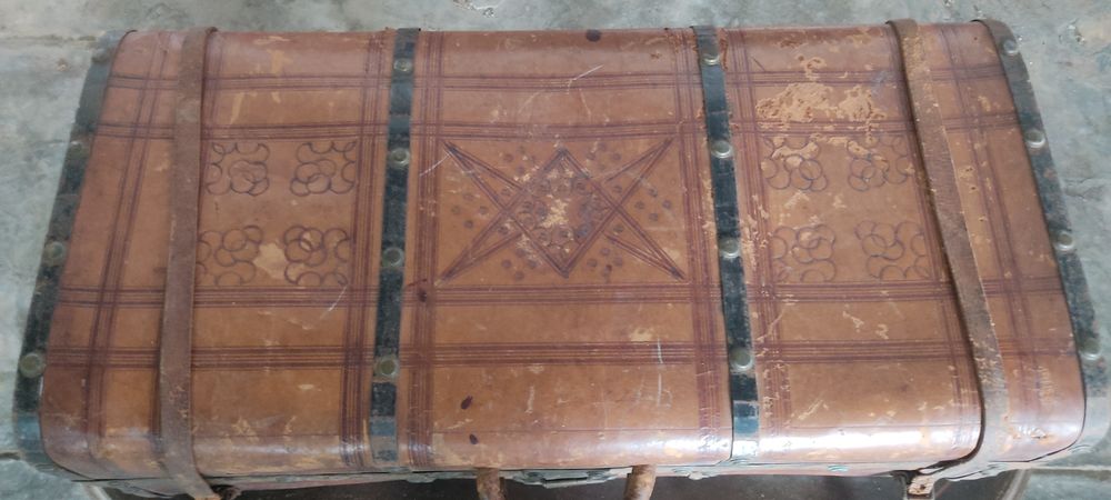 Mala vintage de couro