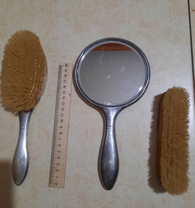Срібний набір щіток