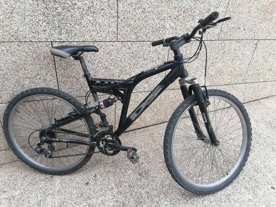 bicicleta btt mtb ds dupla supensão usada