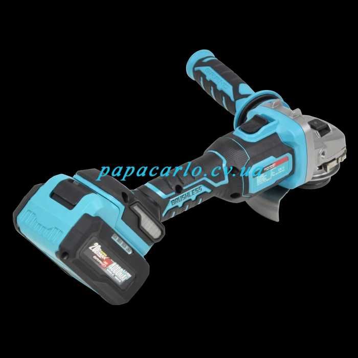 Акумуляторна кутова шліфмашина Grand МШУ-20BL/HS  болгарка 1 або 2 АКБ