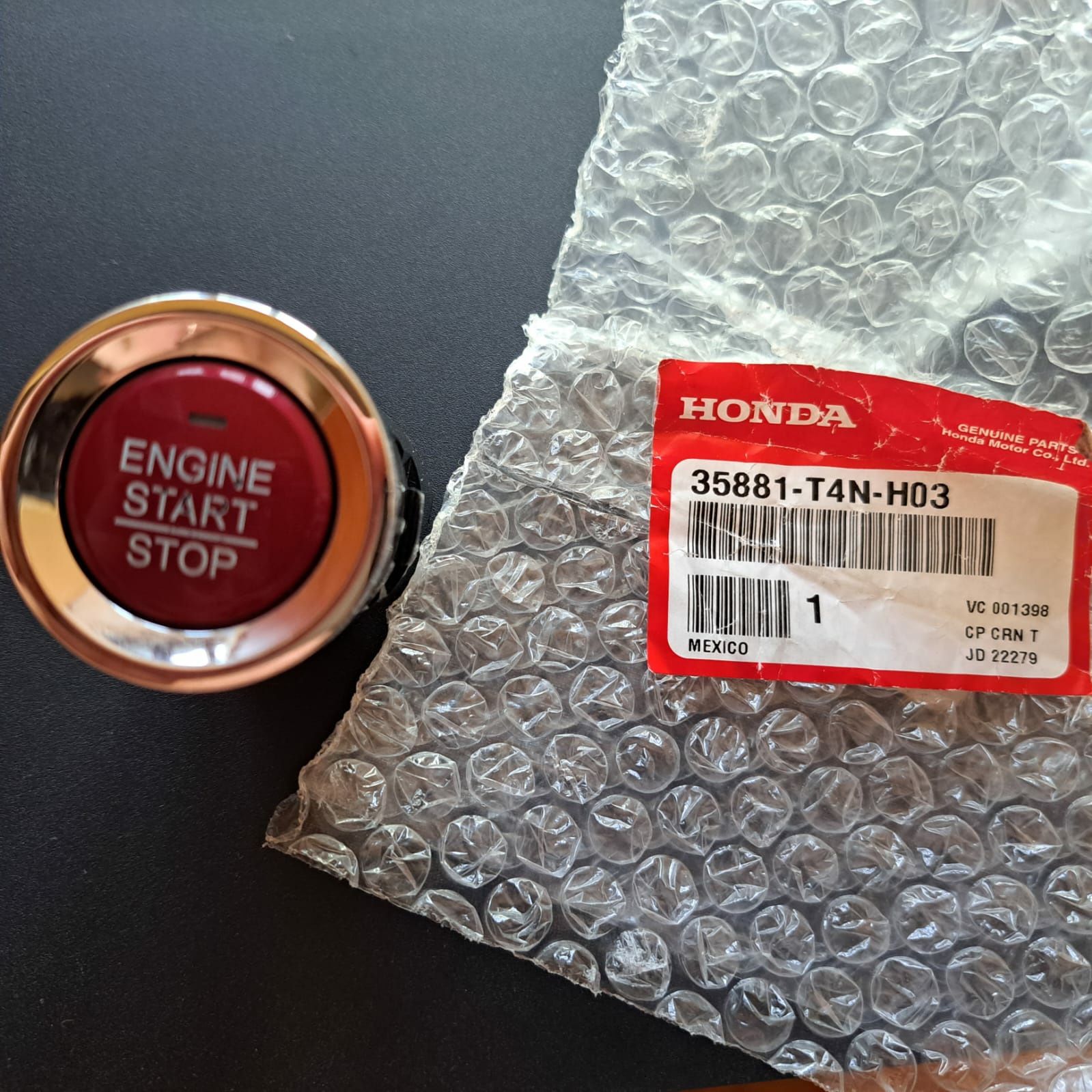 Кнопка запуску двигуна start/stop Honda