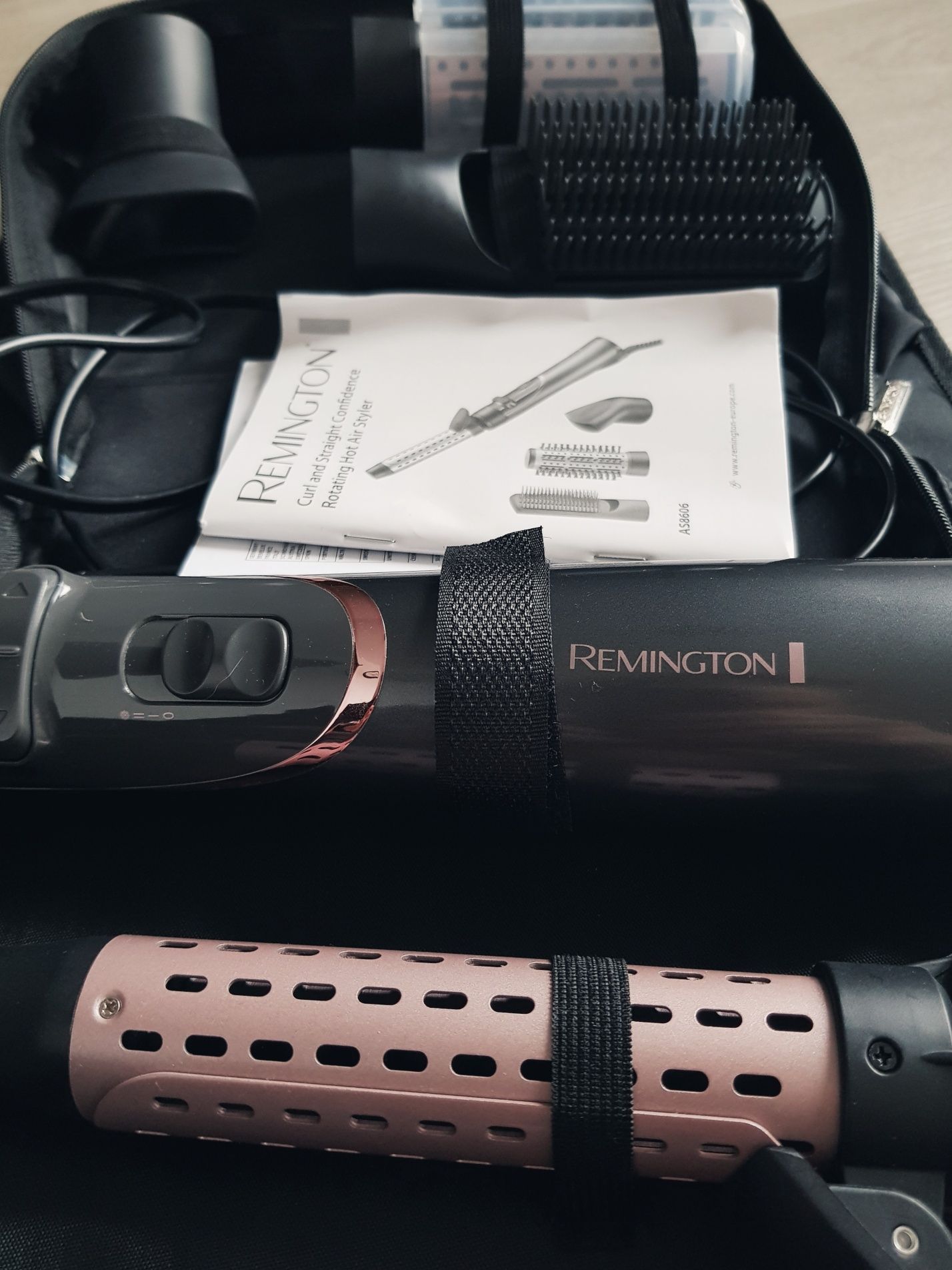 Remington Curl and Straight Confidence Rotating Hot Air Styler AS8606