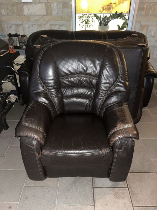 Wypoczynek skórzany