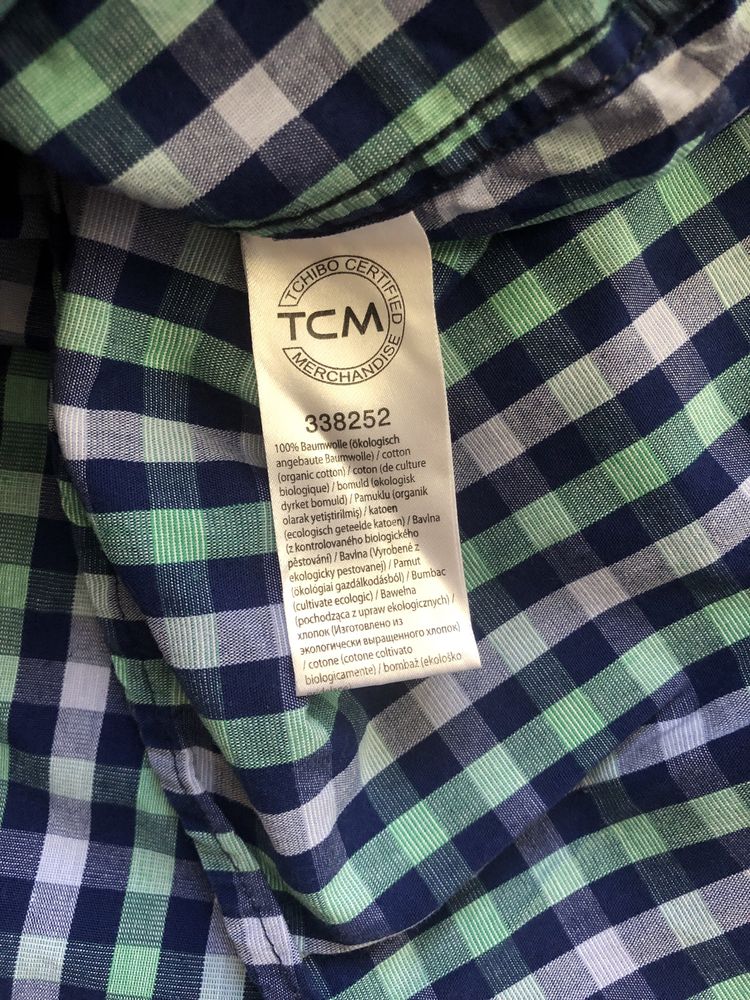 Bawełniana koszula w kratę TCM 41/42