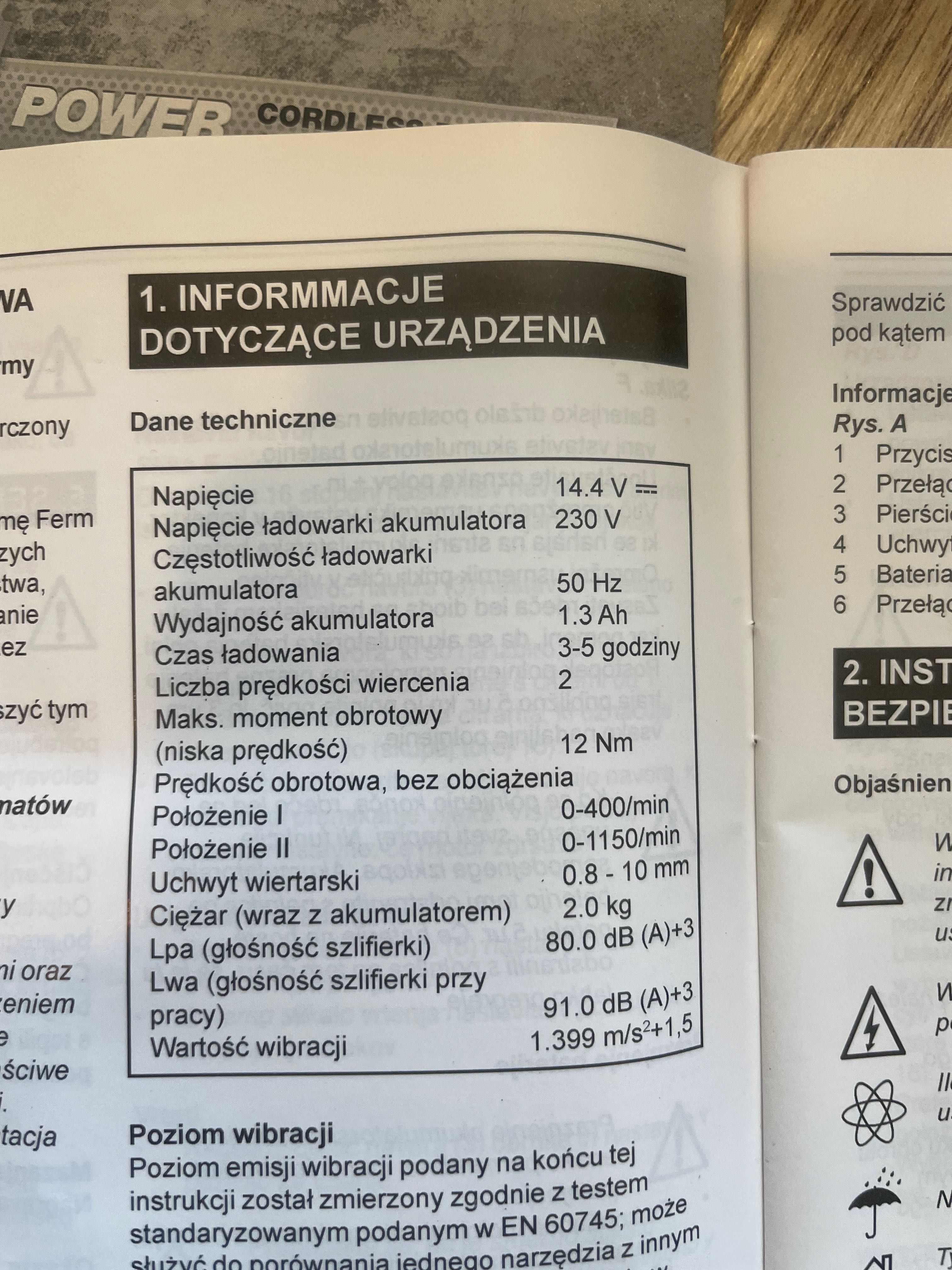 Wkretarko-wiertarka Ferm