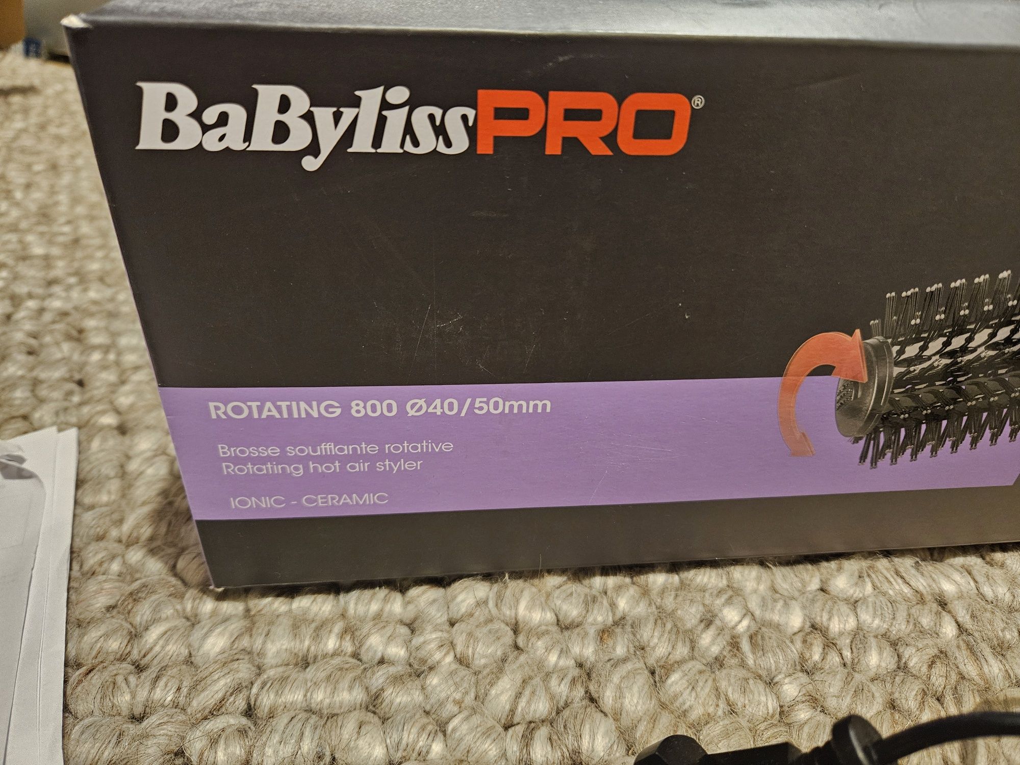 Suszarko lokówka obrotowa Babyliss Nowa