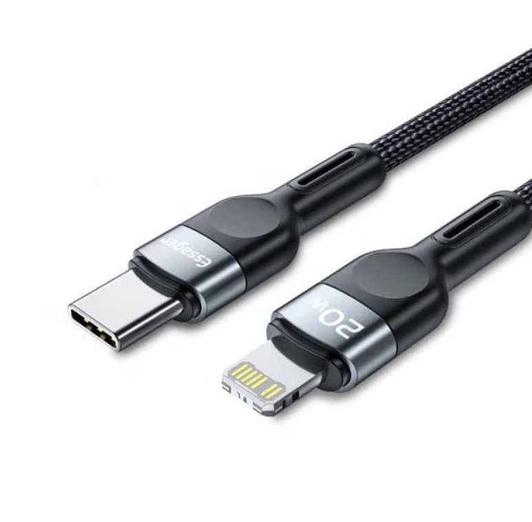 Essager Kabel USB-C-Lightning 20W iPhone, iPad Nylonowy Oplot kod 2445