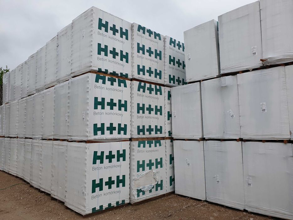 Beton komórkowy Ytong PP4/0,6 S+GT kl.600 24cm jak H+H ale 4 MPa!