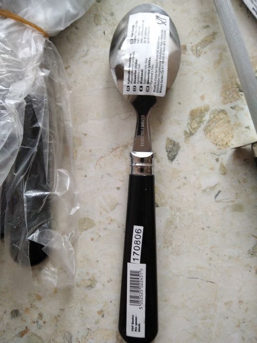 Комплект нержавейка (ложки, ножи, точилка)