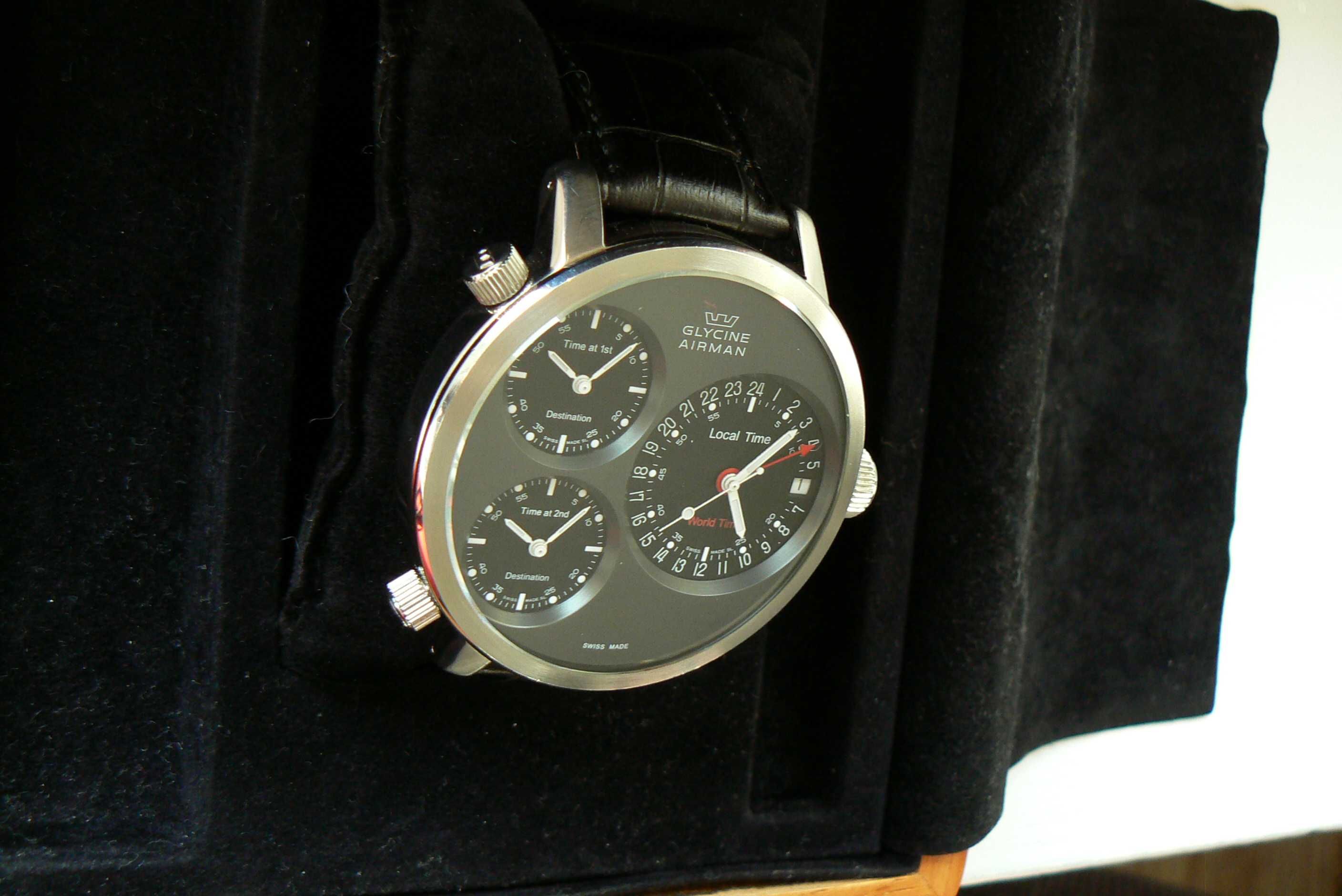 Glycine Airman 7 GMT Automatic 53mm zegarek
