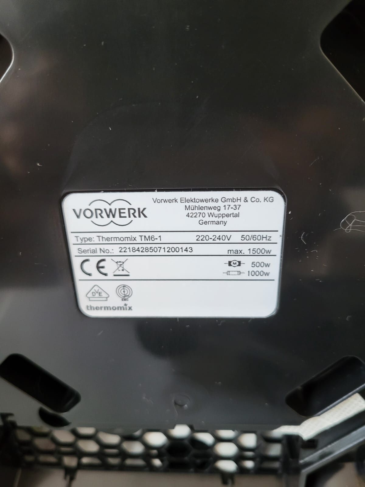 Thermomix tm6 Vorverk komplet Varoma gwarancja