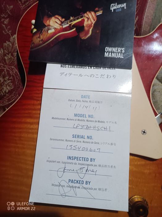 Гитара les pol standart 2010