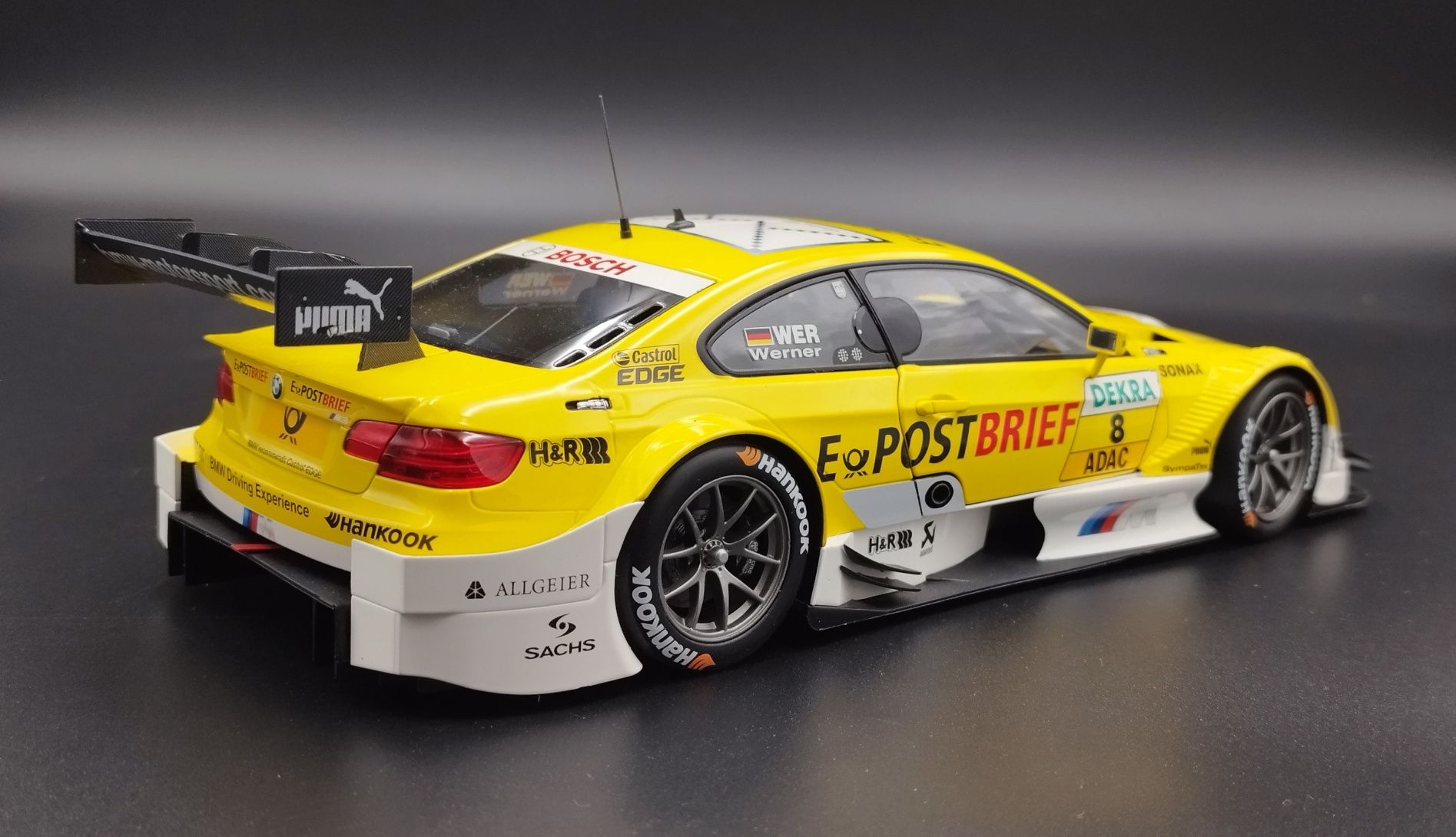 1:18 Minichamps  BMW M3 DTM 2012 Team Schnitzer D.Werner model 1z1002