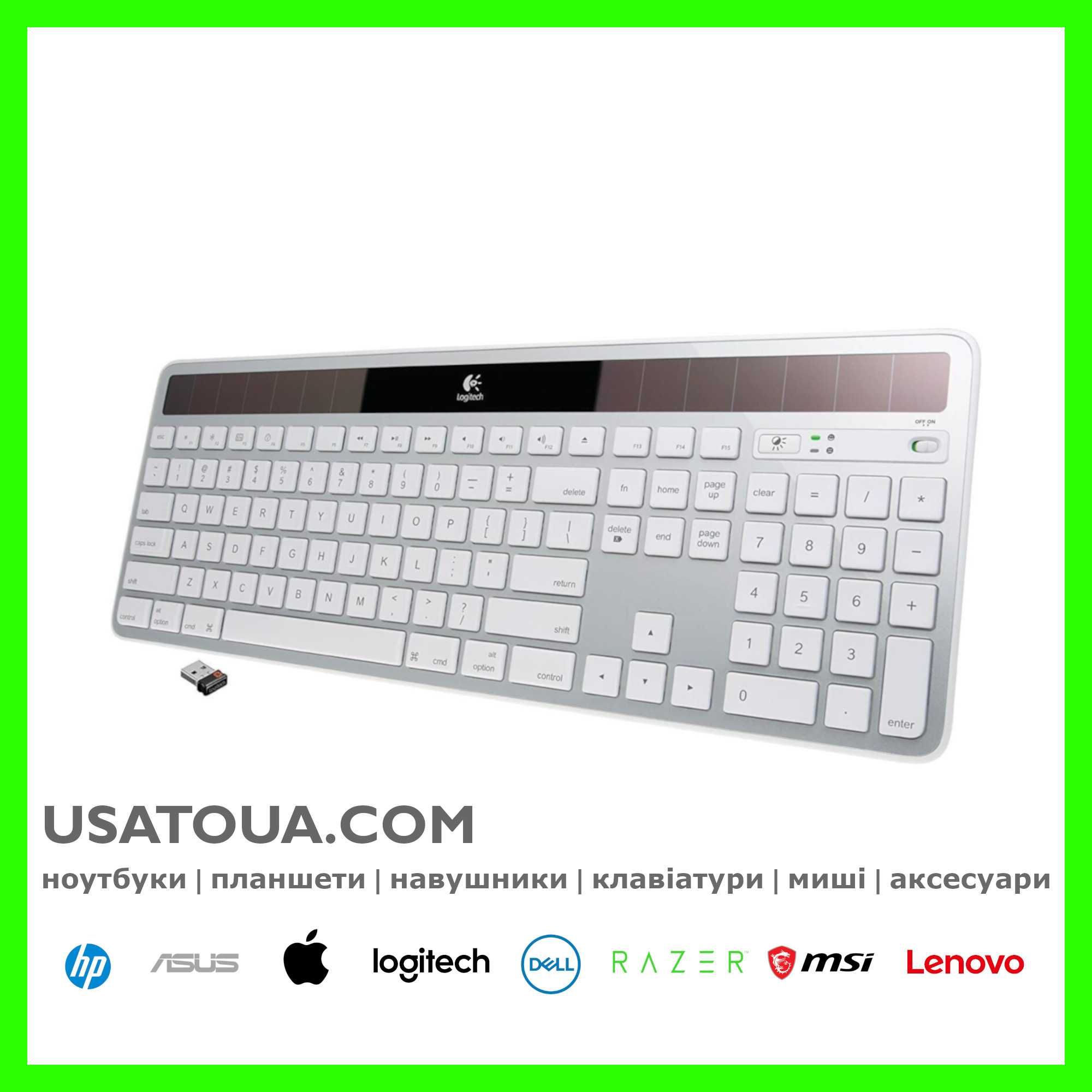 Нова Logitech K750 SOLAR безпровідна клавіатура | живлення від світла