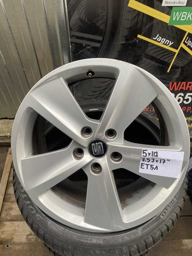 Alufelgi Seat Skoda VW 5x112 7,5J 17'' ET51 Montaż Gratis !