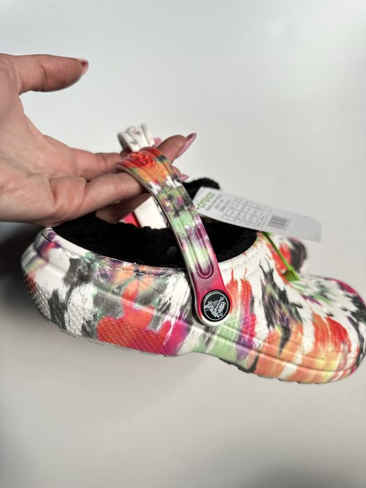 Дитячі утеплені оригінальні сабо Crocs