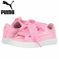 Кроссовки сникерсы Puma Basket Heart Patent Ps Pink