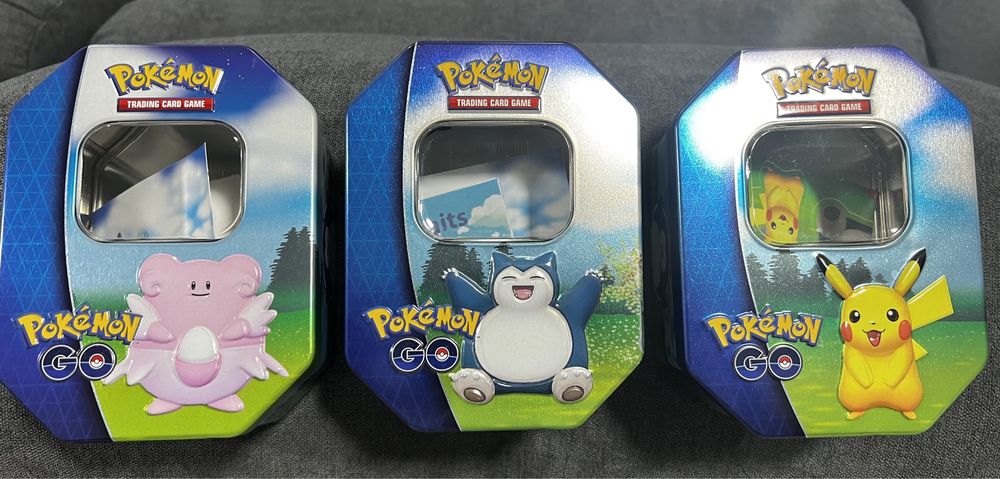 Pokémon Go TCG Tins Coleção