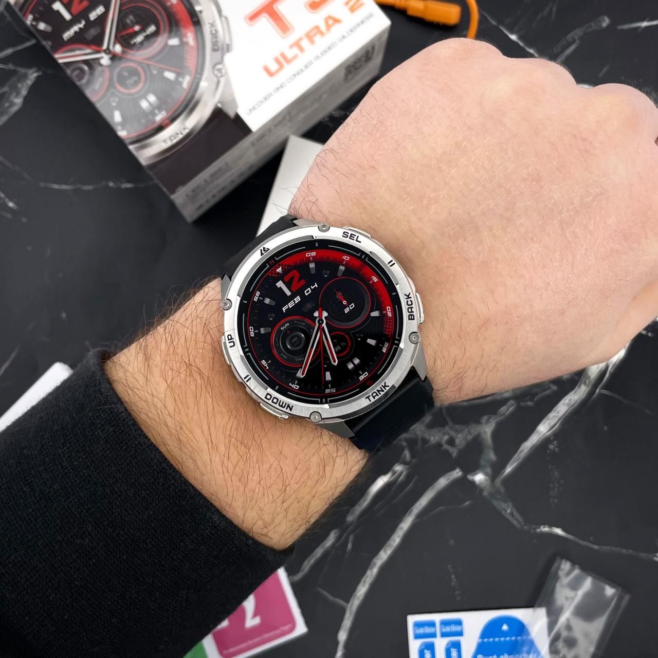 Новинка! Kospet TANK T3 Ultra 2. Тактические смарт часы +Compass+GPS