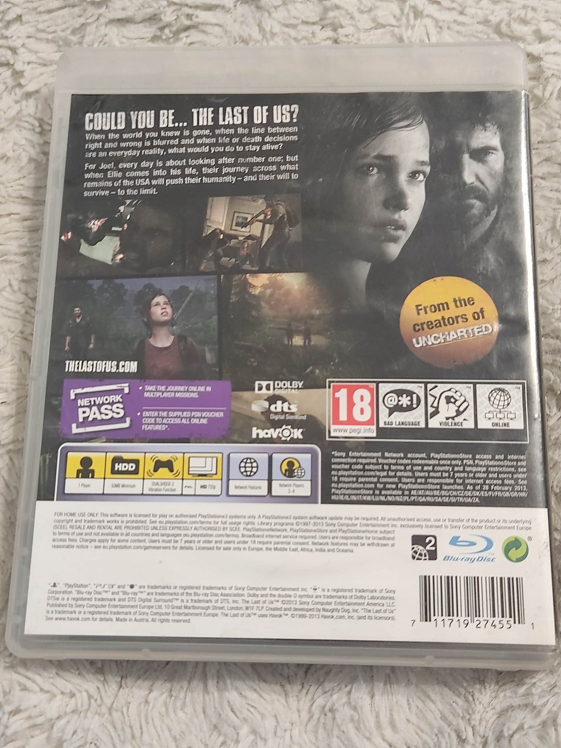 Ps3 The Last Of Us Gra Playstation