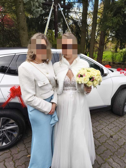 Elegancka suknia ślubna
