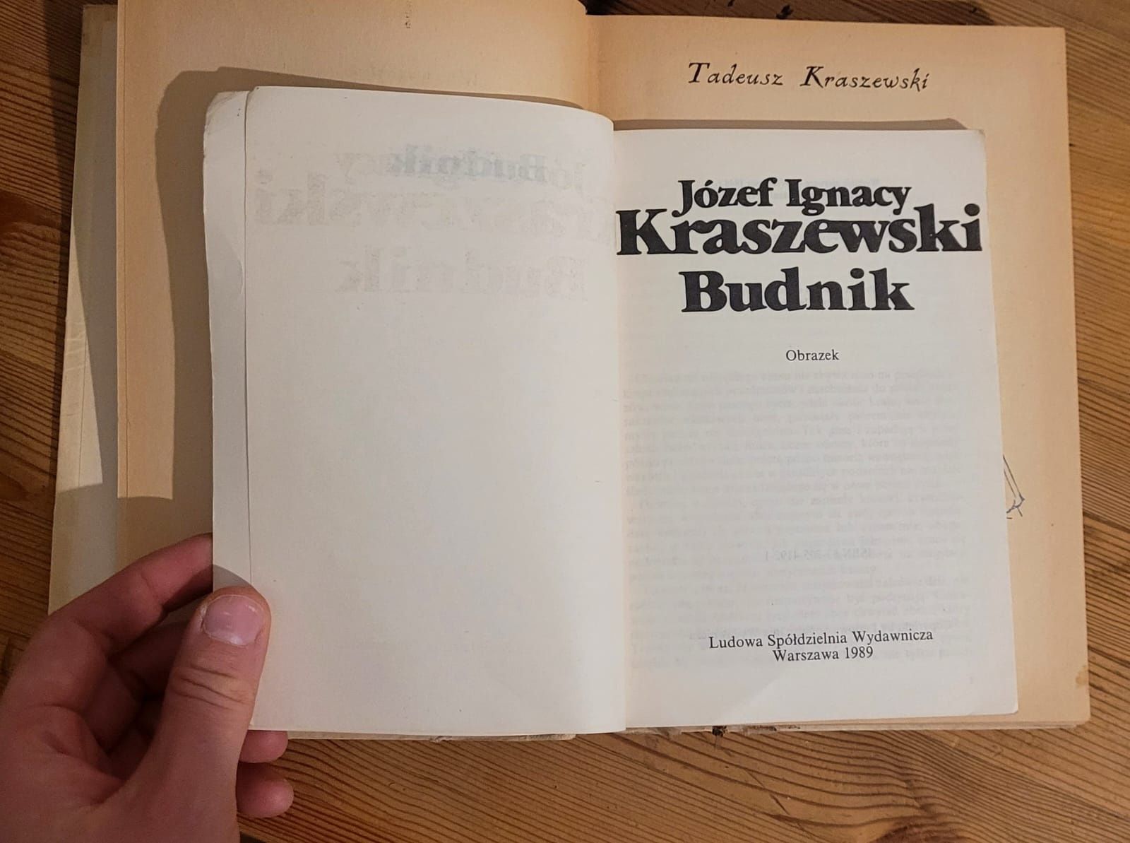3 książki J.I. Kraszewski, T. Kraszewski
