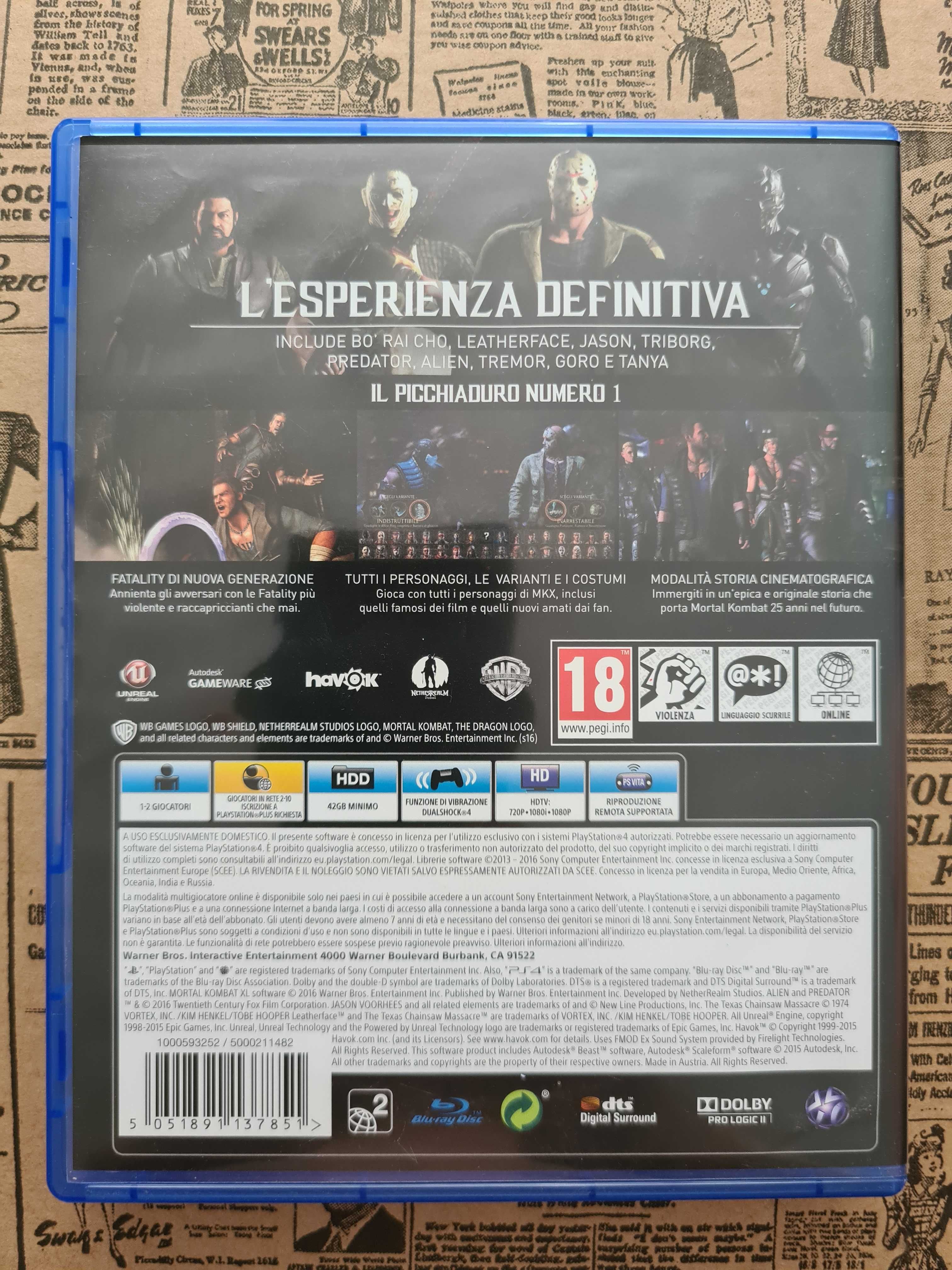 Gra Mortal kombat XL PS4/PS5