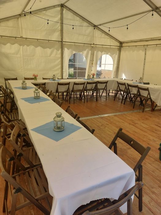 Wynajem namiotów cateringowych, imprezowych z wyposażeniem