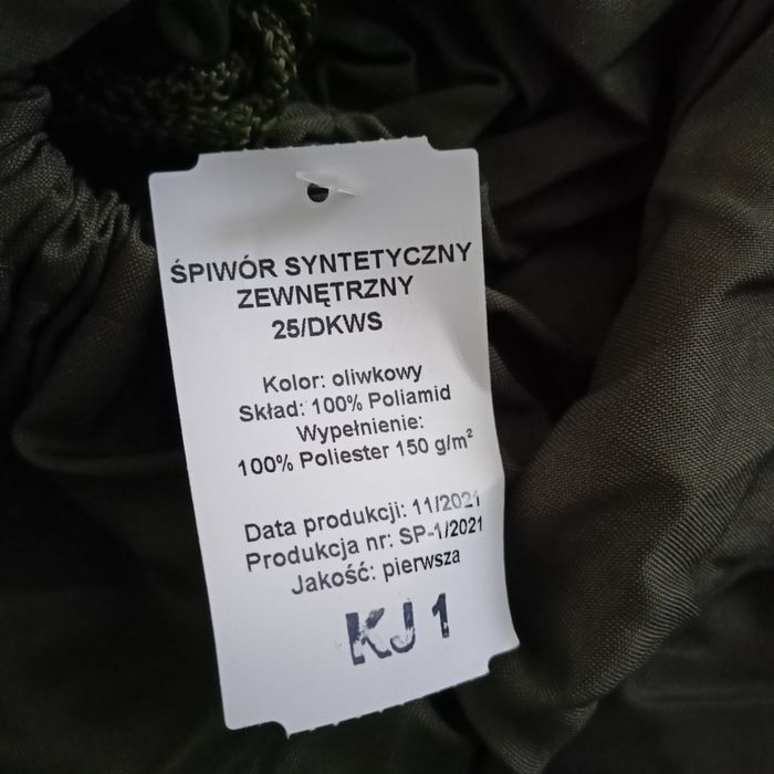 Śpiwór wojska specjalne. Komplet śpiworów