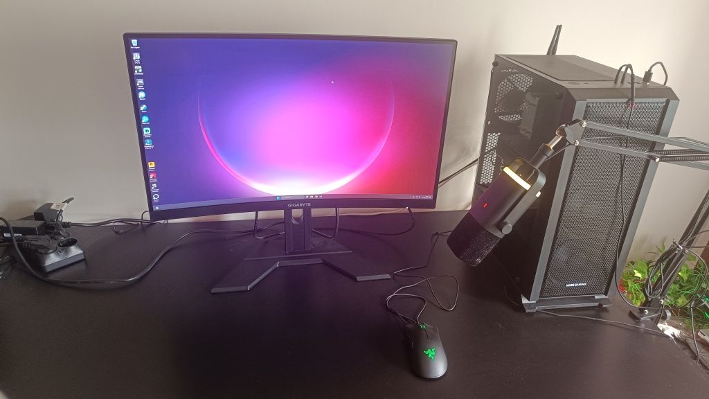 PC Gamer Setup com Acessórios