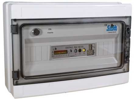 Central deteção de gás GPL ALLTRONIC GSI4/8