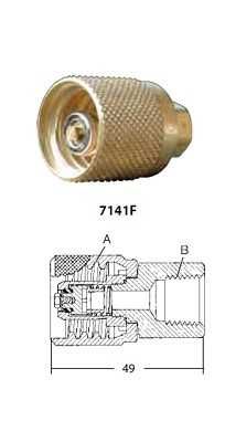 Коннектор газовый REGO RE7141F.