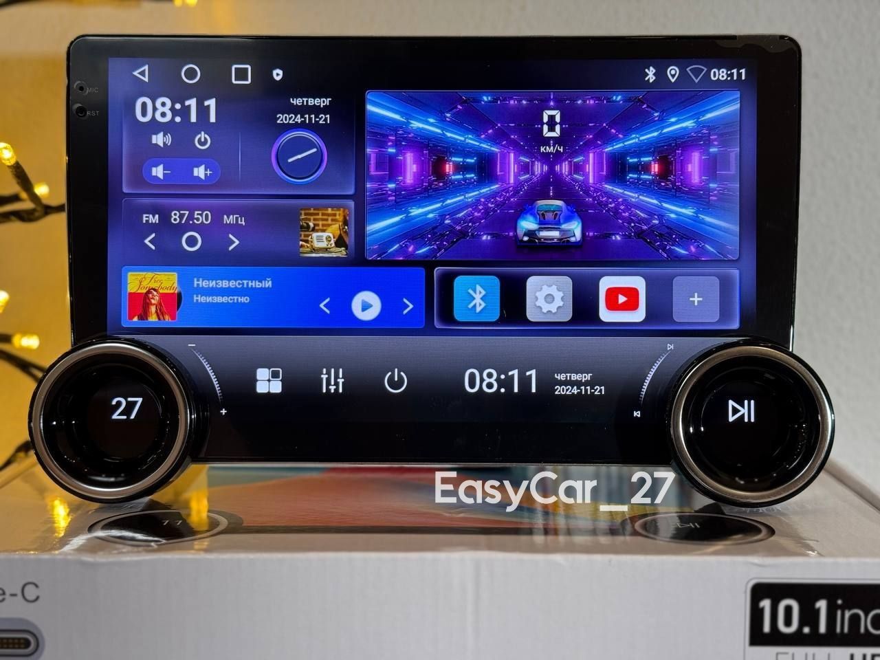 Магнитола 9/10" с Крутилками 4/64гб с Carplay Android Auto 2025 года