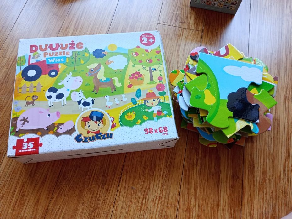 Czuczu Duuuże Puzzle Wieś, 2+, 35 elementów