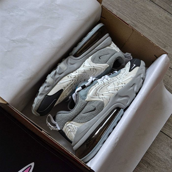 Мужские кроссовки Travis Scott X Nike Air Max 270 React 'Gray' 40-45