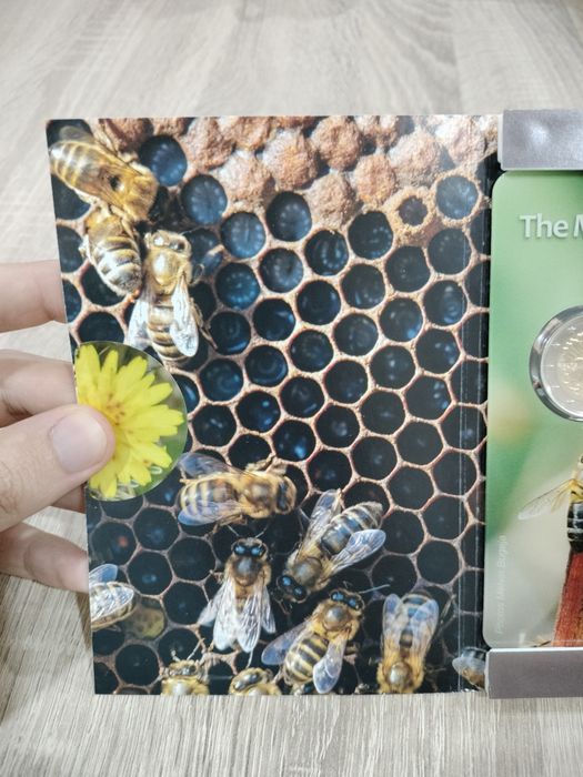 Moeda Comemorativa BNC 2€ Abelha Malta 2025