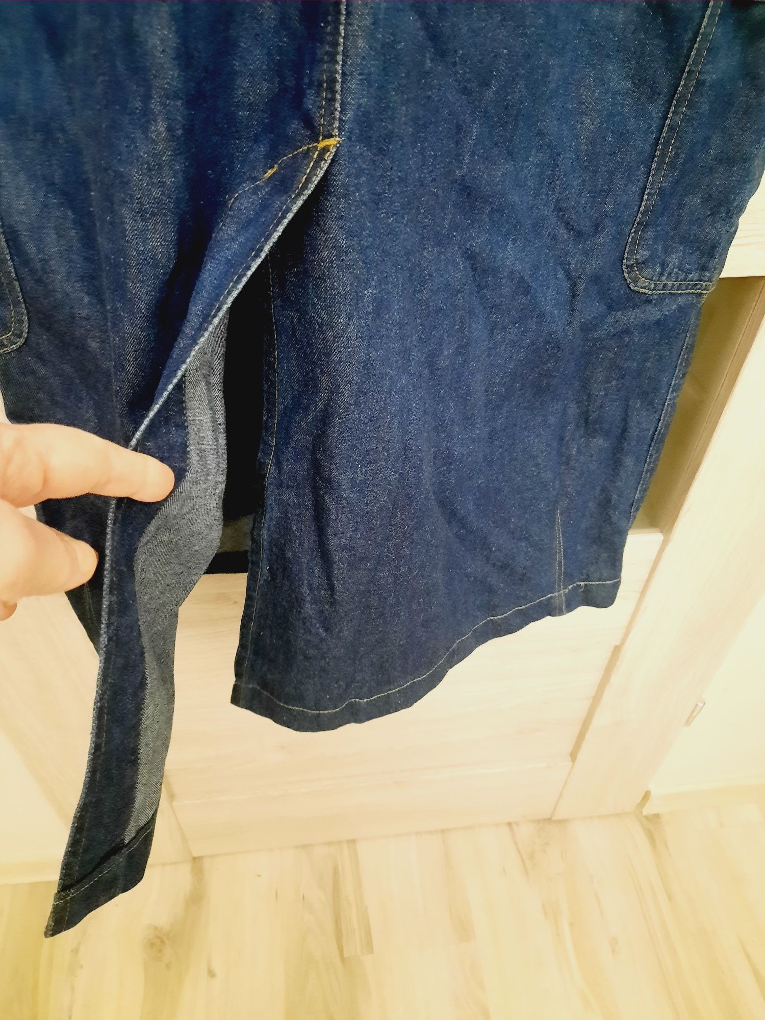 Oilily piękna spódnica jeansowa maxi na wiosnę 40 Nowa