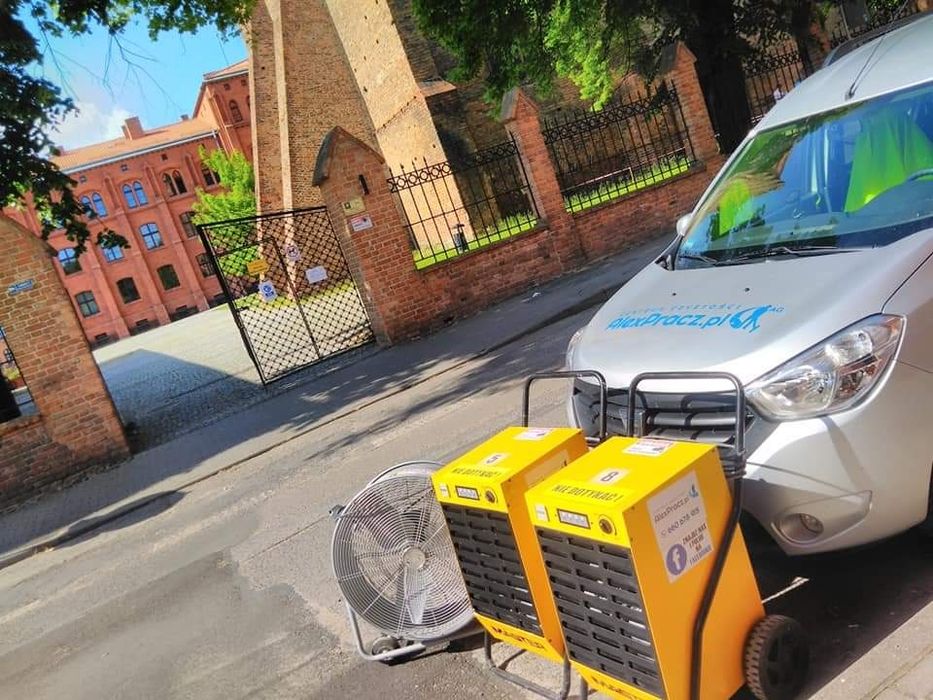 Osuszacz powietrza Pochłaniacz wilgoci Termowizja Osuszanie po zalaniu