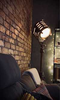Lampa stojaca podlogowa loft vintage Industrial Glamour