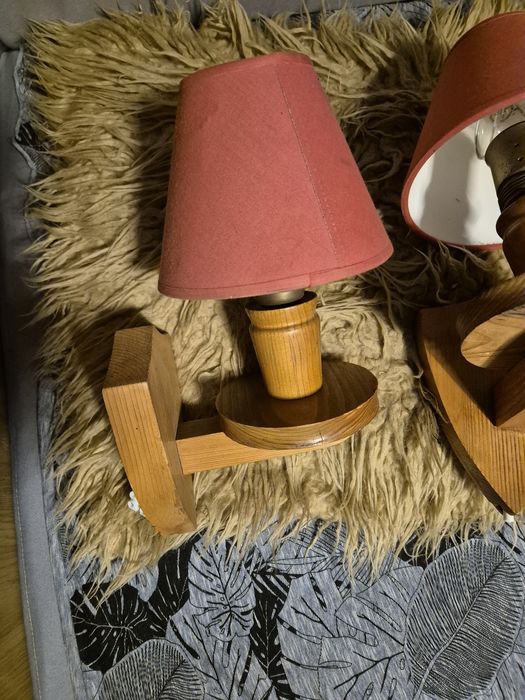 Stare kinkiety drewniane