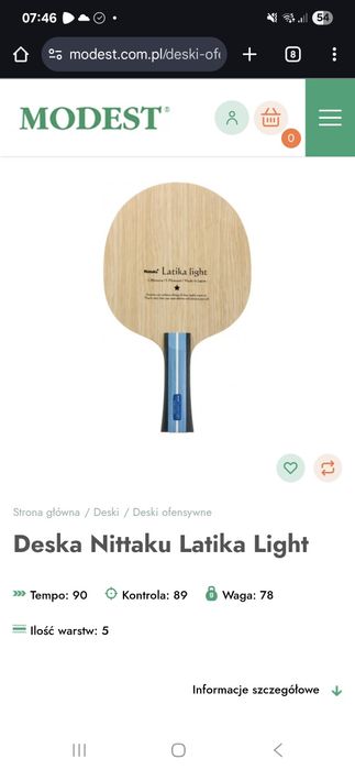 Nittaku latika light