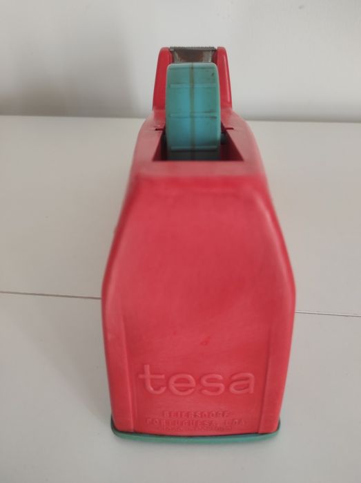 Enrolador fita cola Tesa antigo vintage